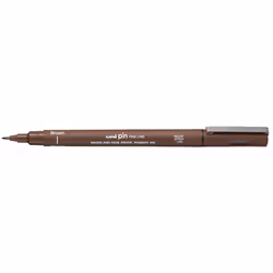 Uni-Ball PIN Brush, Sepia, Marron, Plastique, Rond, Sepia, Plastique