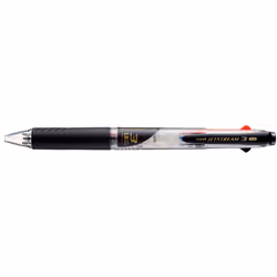 Uni-Ball Jetstream SXE3-400-10, Clip, Stylo à bille rétractable avec clip, Noir, Bleu, Rouge, 1 pièce(s)