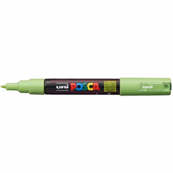POSCA PC-1MC Pomme verte, Vert, Multicolore, Apple Green, 1 couleurs, Extra-fin, Encre à base d'eau