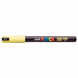 POSCA PC-1MR, 1 pièce(s), Jaune, Fibre tip, Noir, Jaune, Fin/Ultra-fin, 0,7 mm