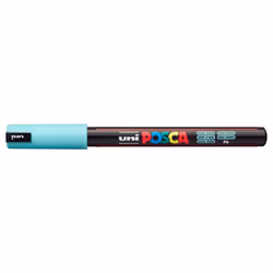 POSCA PC-1MR, 1 pièce(s), Bleu, Fibre tip, Noir, Bleu, Fin/Ultra-fin, 0,7 mm