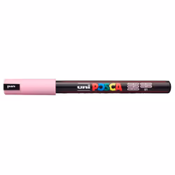 POSCA PC-1MR, 1 pièce(s), Rose, Pointe fine, Noir, Rose, Fin/Ultra-fin, 0,7 mm
