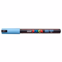 POSCA PC-1MR, 1 pièce(s), Bleu, Fibre tip, Noir, Bleu, Fin/Ultra-fin, 0,7 mm