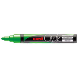 Uni-Ball PWE-5M marqueur à craie liquie Ciseau Vert 1 pièce(s)