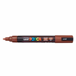 POSCA PC-5M Cacao, Marron, Multicolore, Cacao, 1 couleurs, Moyen, Encre à base d'eau