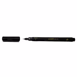Feutre Uni Pin pointe extra fine pinceau brush noir EFBR50 Uni Ball