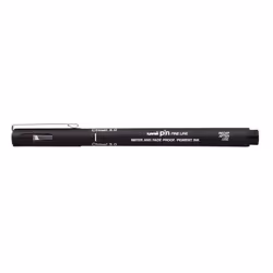 Uni-Ball Pin 3 stylo de calligraphie Noir 1 pièce(s)