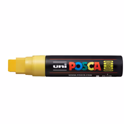POSCA PC-17K Jaune, Jaune, Multicolore, 1 couleurs, Extra-large, Encre à base d'eau, Pointe biseautée