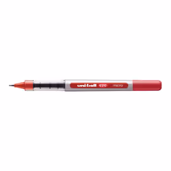 Uni-Ball Eye UB-150, Stylo à bille, Gris, Rouge, Rouge, Polycarbonate (PC), Polypropylène (PP), 0,5 mm, Encre à base d'eau