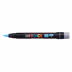 POSCA PCF-350 Bleu clair, Bleu clair, Noir, Bleu clair, 1 couleurs, Encre à base d'eau, Pointe du marqueur, Rond