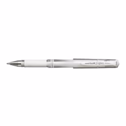 Uni-Ball Signo, Stylo à bille, Blanc, Blanc, 1 mm, Ambidextre