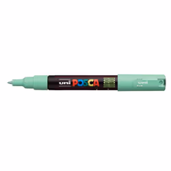 POSCA PC-1MC Vert clair, Vert clair, Multicolore, 1 couleurs, Extra-fin, Encre à base d'eau, Pointe ogive