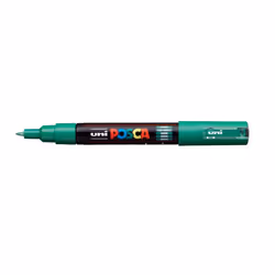 POSCA PC-1MC Vert, Vert, Multicolore, 1 couleurs, Extra-fin, Encre à base d'eau, Pointe ogive