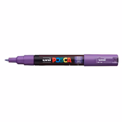 POSCA PC-1M, Violet, Noir, Violet, 1 couleurs, Extra-fin, Pointe ogive, Rond