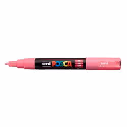 POSCA PC-1MC Rose, Rose, Multicolore, 1 couleurs, Extra-fin, Encre à base d'eau, Pointe ogive