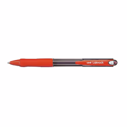 Uni-Ball Lacknock Laknock, Clip, Stylo à bille rétractable avec clip, Rouge, 1 pièce(s)