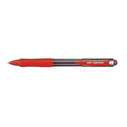 Uni-Ball Lacknock Laknock Rouge Stylo à bille rétractable avec clip 1 pièce(s)