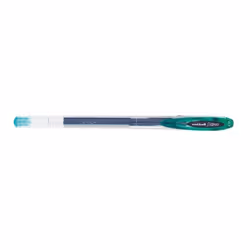 Uni-Ball UM-120, Stylos à encre gel avec bouchon, Vert, Vert, Transparent, Plastique, Rond, Plastique