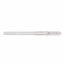 Uni-Ball Signo, Stylo à bille, Blanc, Blanc, Plastique, 1 mm, 0,7 mm