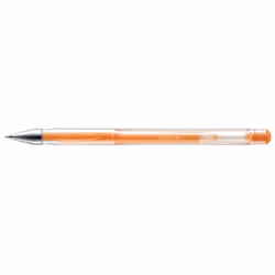Uni-Ball Signo, Stylo à bille, Orange, Orange, Plastique, 0,7 mm, Ambidextre