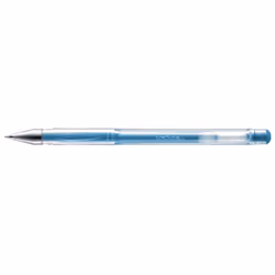 Uni-Ball Signo, Stylo à bille retractable avec clip, Bleu, Bleu, Plastique, 0,8 mm, Ambidextre