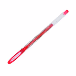 Uni-Ball UM-120 SP, Stylos à encre gel avec bouchon, Rouge, Rouge, Transparent, Plastique, Rond, Plastique