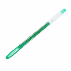 Uni-Ball UM-120 SP, Stylos à encre gel avec bouchon, Vert, Vert, Transparent, Plastique, Rond, Plastique