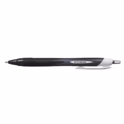 Uni-Ball UniBall, Stylo à bille retractable avec clip, Noir, Blanc, Noir, 1 mm, Ambidextre, CE