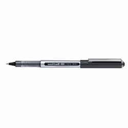 Uni-Ball UniBall, Stylo à bille, Noir, Argent, Noir, 0,5 mm