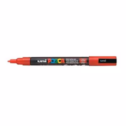 Uni-Ball PC-3M, Rouge, Rouge, 1 couleurs, Fin, Rond, 0,9 mm