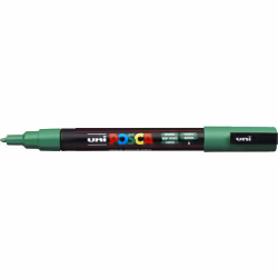 POSCA PC-3M, Vert, Multicolore, 1 couleurs, Fin, Rond, 0,9 mm