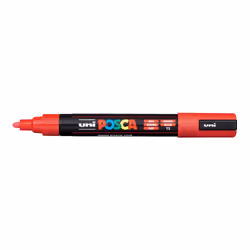 Uni-Ball PC-5M, Rouge, Multicolore, 1 couleurs, Pointe ogive, Rond, 1,8 mm