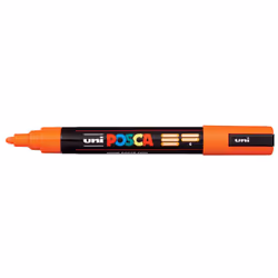 POSCA PC-5M Orange, Orange, Multicolore, 1 couleurs, Moyen, Encre à base d'eau, Pointe ogive