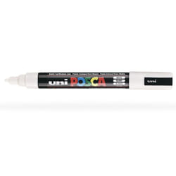 POSCA PC5M BL marqueur 1 pièce(s) Pointe fine Blanc
