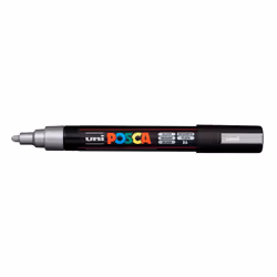 Uni-Ball PC-5M, Argent, Multicolore, 1 couleurs, Pointe ogive, Rond, 1,8 mm