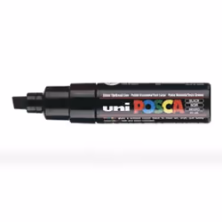 POSCA PC8K N, 1 pièce(s), Noir, Noir, Rond, 8 mm, Encre à base d'eau