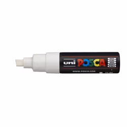 Uni-Ball PC-8K, Blanc, Multicolore, 1 couleurs, Bold, Pointe biseautée, Rond