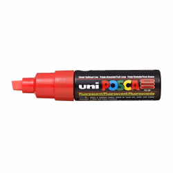 Uni-Ball uni POSCA PC-8K, 1 pièce(s), Rouge, Pointe biseautée, Noir, Rouge, 8 mm, Encre à base d'eau
