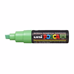 POSCA uni PC-8K, 1 pièce(s), Vert, Pointe biseautée, Noir, Vert, 8 mm, Encre à base d'eau