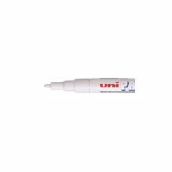 Marqueur permanent - UNIBALL - PAINT PX-203 - Pointe ultra fine - Résistant à leau - Blanc