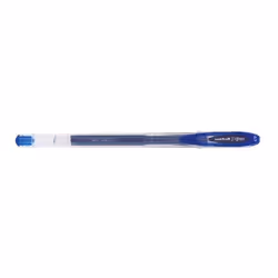 Uni-Ball UM-120, Stylos à encre gel avec bouchon, Bleu, Bleu, Transparent, Plastique, Rond, Plastique