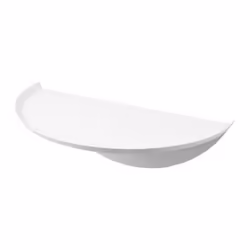 Yamazaki - Etagère murale ronde L40 cm - TOWER - Blanc
