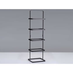 Yamazaki Home Étagère à Chaussures de 5 Niveaux de Chaussures Porte-Chaussures noir 220 x 770 x 145 cm
