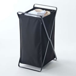 Yamazaki Tower panier à linge 45 L Rectangulaire Polyester, Polypropylène (PP), Acier Noir
