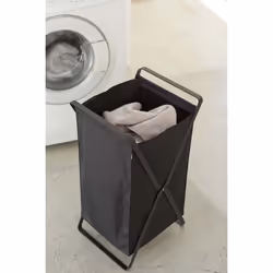 Yamazaki Tower panier à linge 45 L Rectangulaire Polyester, Polypropylène (PP), Acier Noir