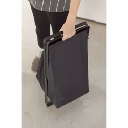 Yamazaki Tower panier à linge 45 L Rectangulaire Polyester, Polypropylène (PP), Acier Noir
