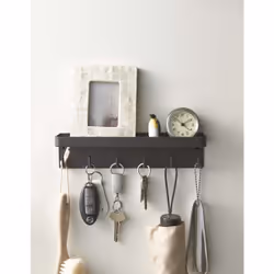 Yamazaki 2755 étagères Mural Acier Noir