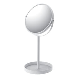 Yamazaki 2819 miroir de maquillage Autonome Rond Blanc