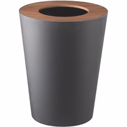 Yamazaki - Poubelle ronde L23 cm - RIN - Noir