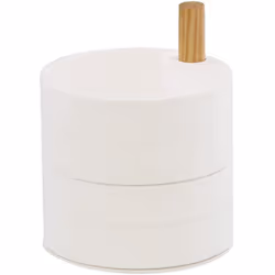 Découvrez notre Boîte à bijoux avec 4 niveaux tournants - L10 cm, parfaite pour contenir vos plus beaux accessoires ! Vous po ...